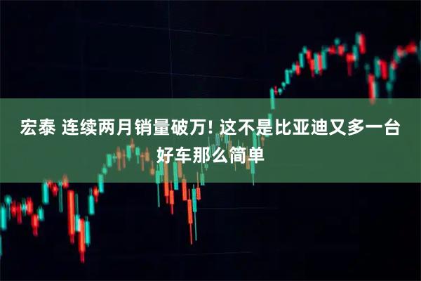 宏泰 连续两月销量破万! 这不是比亚迪又多一台好车那么简单